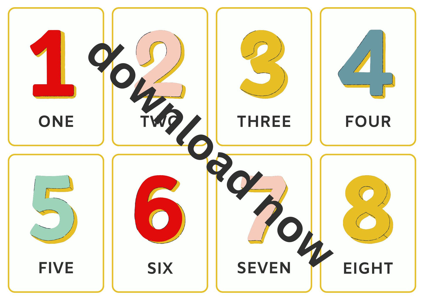numbers (from 1 to 20)
