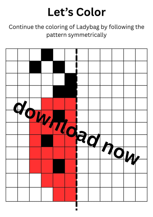 Mosaic Symmetry Coloring